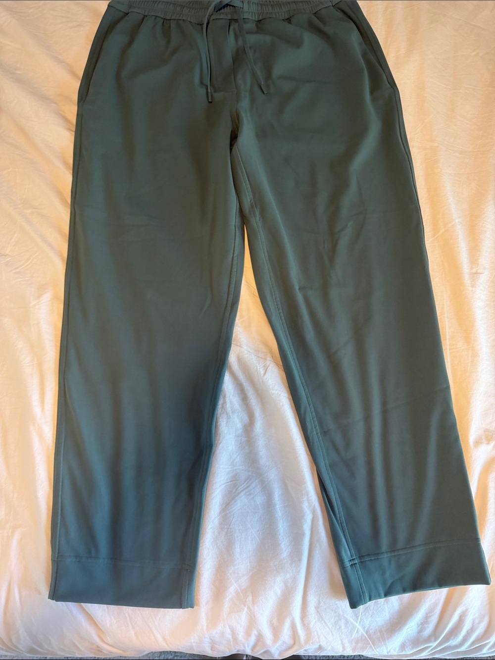 Lululemon ankle Crop Drawstring Pants — Dark Teal